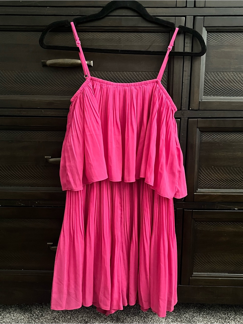 Pink Tiered Romper